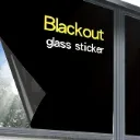 100% Blackout Sunlight Heat Control Mirror Film Window Glass Film For Privacy Office Home UV Protection Peel And Stick (Black)