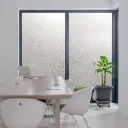 24 Inch x 8 Feet Self-Adhesive Frosted Glass Film, Window Sticker, Anti-Peep Privacy Light-Transmitting Opaque Film, Suitable for Offices and Bathrooms, Windows, Glass Doors